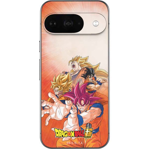 Dragon Ball Super Goku Evolution Google Pixel 9 Skin